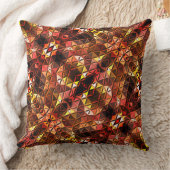 シェイプを生成する赤い三角形のミ風変わりラー クッション (ブランケット)