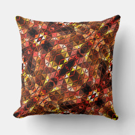 シェイプを生成する赤い三角形のミ風変わりラー クッション