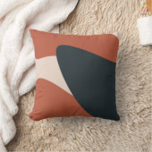 シェイプオーガニックの暖かいトーンモダン クッション (ブランケット)