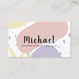 シェイプオーガニックアーキテクチャヘアサロンデザイナ 名刺