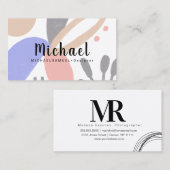 シェイプオーガニックアーキテクチャヘアサロンデザイナ 名刺 (正面/裏面)