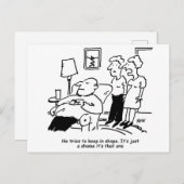 シェイプ保になりまおもしろいす ポストカード (正面/裏面)