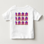 シェイプ番号シンボル子 トドラーTシャツ (裏面)