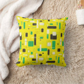 シェイプ（黄色） クッション (ブランケット)