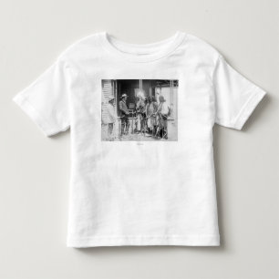 シェインの男性が白と会話 トドラーTシャツ