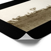 シェインインディアンキャンプ写真1909 ポスター (角)