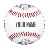 シェインシティワイオミング統一された州ヴィンテージUSA 野球ボール (正面)