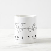 シェインペプチド名mug コーヒーマグカップ (中央)
