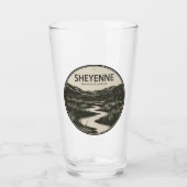 シェイン国立草原ストリーム タンブラーグラス (正面)