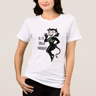 シェイ・デビル「ナウティーな彼女」クリスマスライト トライブレンドTシャツ