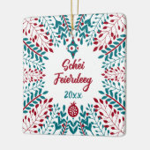 シェイ・フェイエルデグ、ルクセンブルギッシュ・メリークリスマス セラミックオーナメント (左)