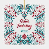 シェイ・フェイエルデグ、ルクセンブルギッシュ・メリークリスマス セラミックオーナメント (裏面)