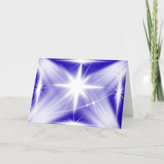 シェキナ栄光クリスマススターのグリーティングカード カード