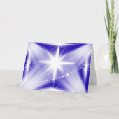 シェキナ栄光クリスマススターのグリーティングカード カード (正面)