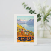 シェクブレスヴィンテージポスター1923 ポストカード (スタンド正面)