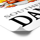 シェサザンフライ踊りポスター澄ん ポスター (角)