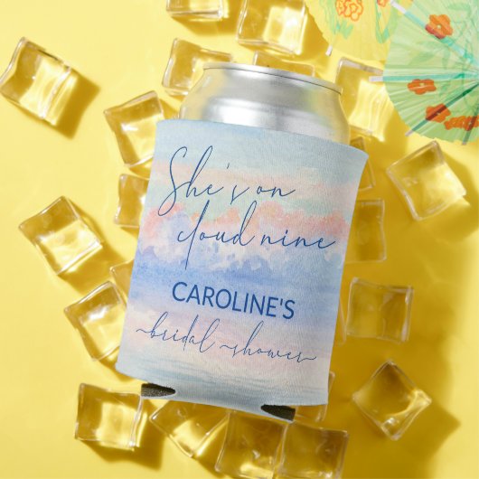 シェスオンクラウドナインパステルウォーターカラーブライダルシャワー 缶クーラー (インサイチュ 夏)