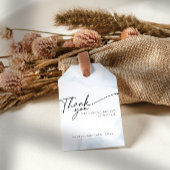 シェスオンクラウドナイン青ブライダルシャワーサンキューサンキュー ギフトタグ