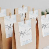 シェスオンクラウドナイン青ブライダルシャワーサンキューサンキュー ギフトタグ