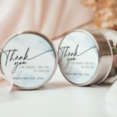 シェスオンクードナイン何かブルーブライダルありがとう ラウンドシール