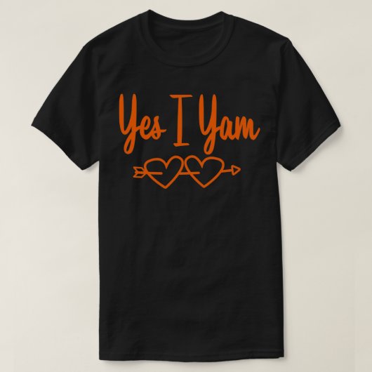 シェスマイサツマイポテトYesイヤム Tシャツ (デザイン正面)