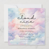 シェズオンクラウド9ドリーミースターズブライダルシャワー 招待状 (正面)