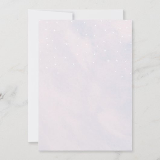 シェズオンクラウド9パステルドリーミーブライダルシャワー 招待状 (裏面)