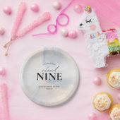 シェズオンクラウド9ブライダルシャワードリーミーパステルスカイ ペーパープレート (パーティー)