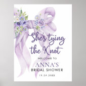 シェズタイイングザノットフローラブライダルシャワー ポスター (正面)