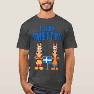 シェッティの馬が好き 馬 乗馬 ウマ fa tシャツ