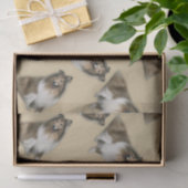 シェットランドコリリーカニネコンパニオン 薄葉紙 (ギフト)