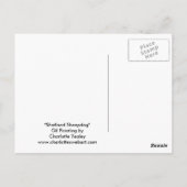 シェットランドシェプドッグアートポストカード ポストカード (裏面)