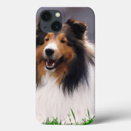シェットランドシェプドッグアート iPhone 13ケース