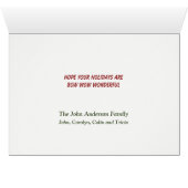 シェットランドシェプドッグクリスマスそりカード (内部横(下))