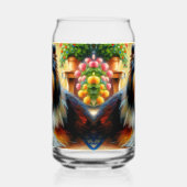 シェットランドシェプドッグコテージガーデンシーン ガラス缶 (左)