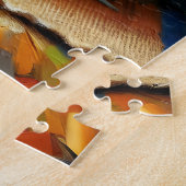 シェットランドシェプドッグコテージガーデンシーン ジグソーパズル (側面)