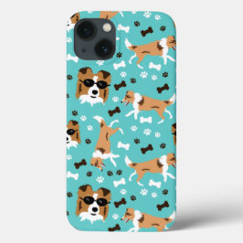 シェットランドシェプドッグシェットランド・ シープドッグかわいい犬のパターンケース –  iPhone 13ケース