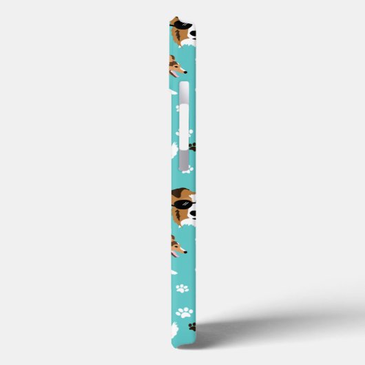 シェットランドシェプドッグシェットランド・ シープドッグかわいい犬のパターンケース – Case-Mate iPhoneケース (裏面 / 左)