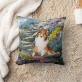 シェットランドシェプドッグシェットランド・ シープドッグアートギフト クッション (ブランケット)