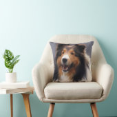 シェットランドシェプドッグシェットランド・ シープドッグアートギフト クッション (椅子)