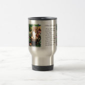 シェットランドシェプドッグシェットランド・ シープドッグアートギフト トラベルマグ (中央)