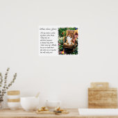 シェットランドシェプドッグシェットランド・ シープドッグアートギフト ポスター (キッチン)