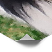 シェットランドシェプドッグシェットランド・ シープドッグアートギフト ポスター (角)