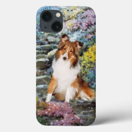 シェットランドシェプドッグシェットランド・ シープドッグアートギフト iPhone 13ケース