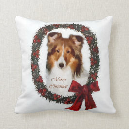 シェットランドシェプドッグシェットランド・ シープドッグクリスマス クッション