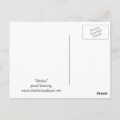 シェットランドシェプドッグシェットランド・ シープドッグドッグアートポストカード ポストカード (裏面)