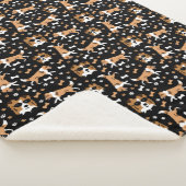 シェットランドシェプドッグシェットランド・ シープドッグドッグパターンシェルパ空白の シェルパブランケット (3/4)