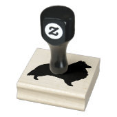 シェットランドシェプドッグシェットランド・ シープドッグドッグブリードシルエット ラバースタンプ (スタンプ)