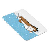 シェットランドシェプドッグスノウドッグシェットランド・ シープドッグウィンターホリデー マグネット (右側)