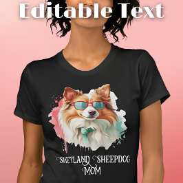 シェットランドシェプドッグドッグマママサングラス Tシャツ
